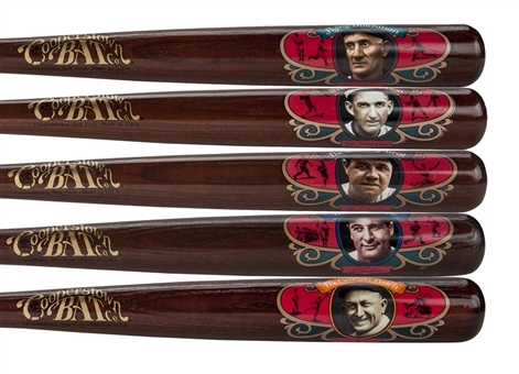 Cooperstown Bat Co. "Immortals" Bat Set #26 - Ruth, Cobb, Gehrig, Wagner & Jackson